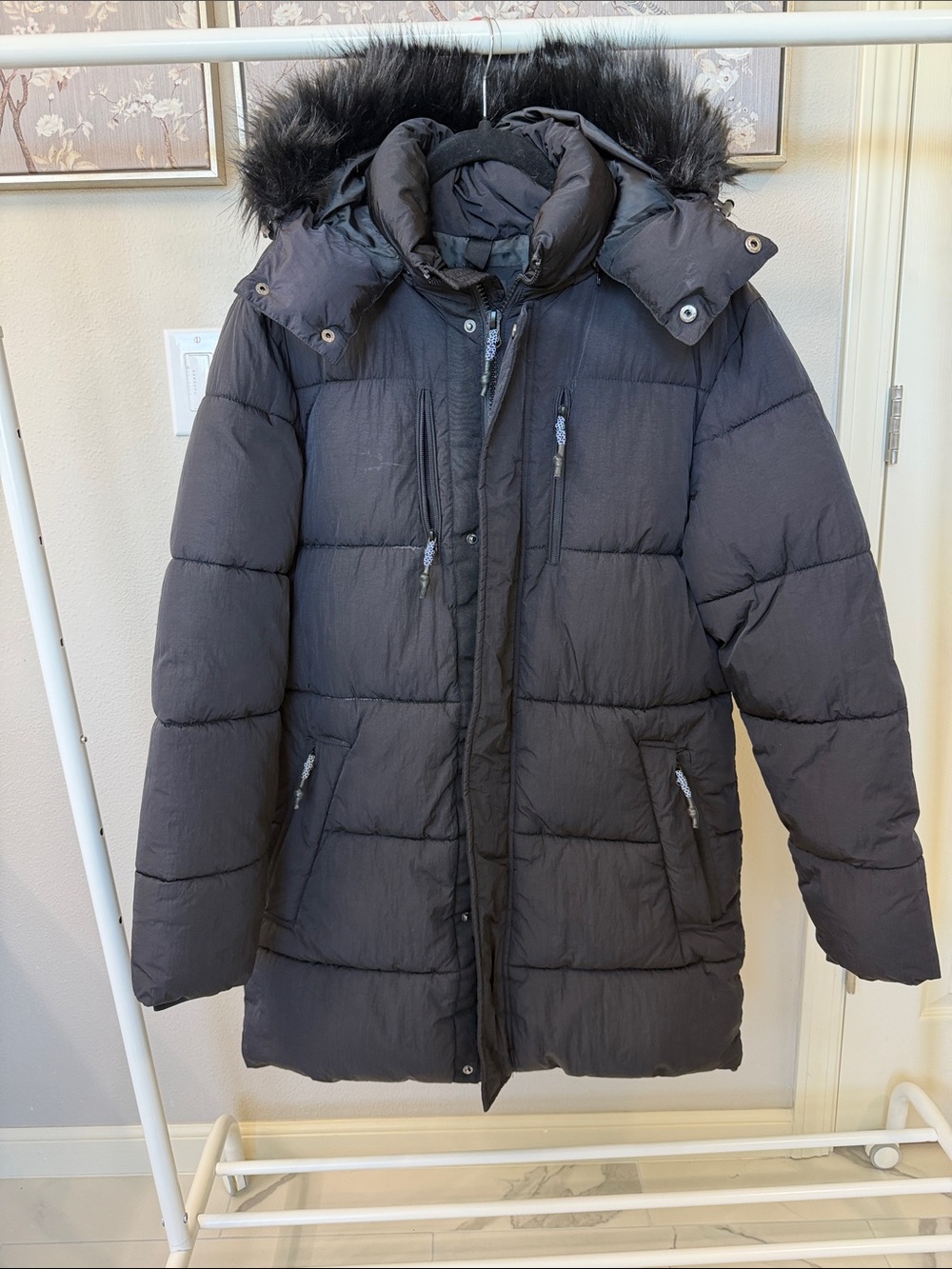 River Island Black Quilted Jacket
